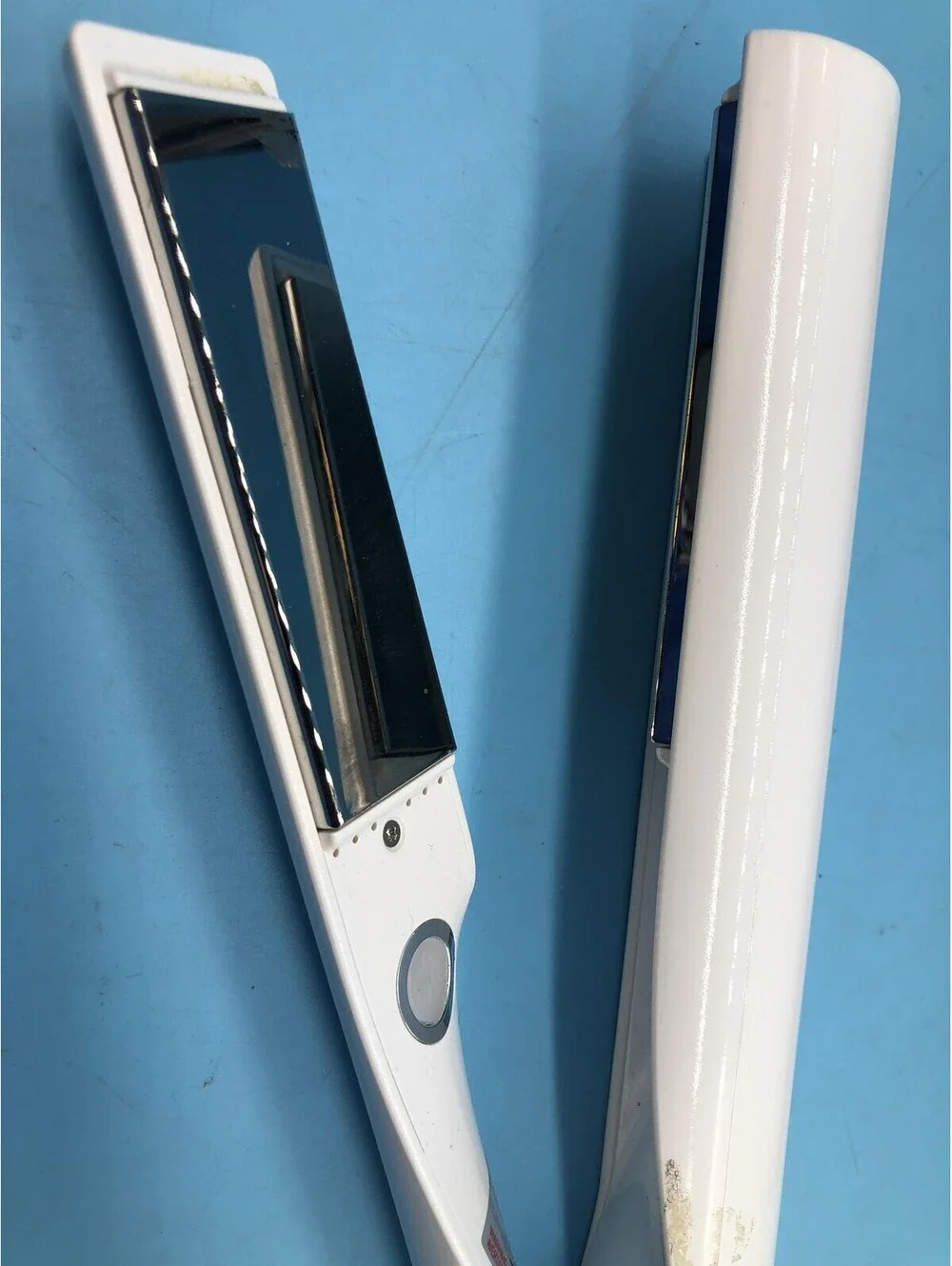 Tyme Pro Straightener & Curler White Titanium Hair Styling Tool Women Salon